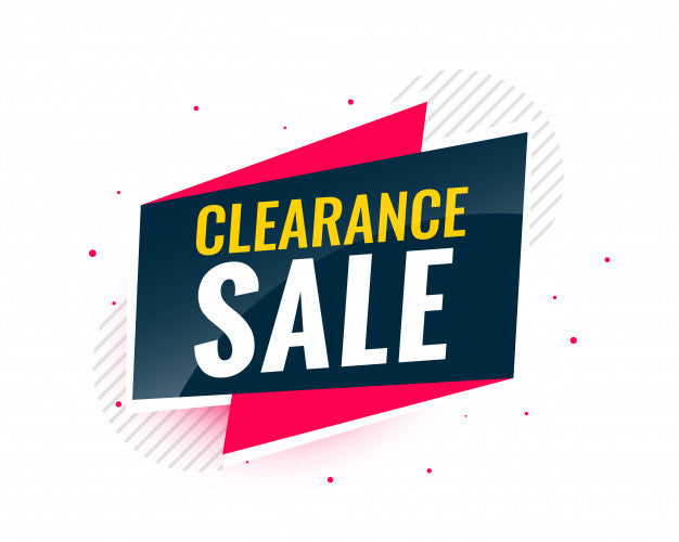 Clearance Sale on now! UPDATE 03/06